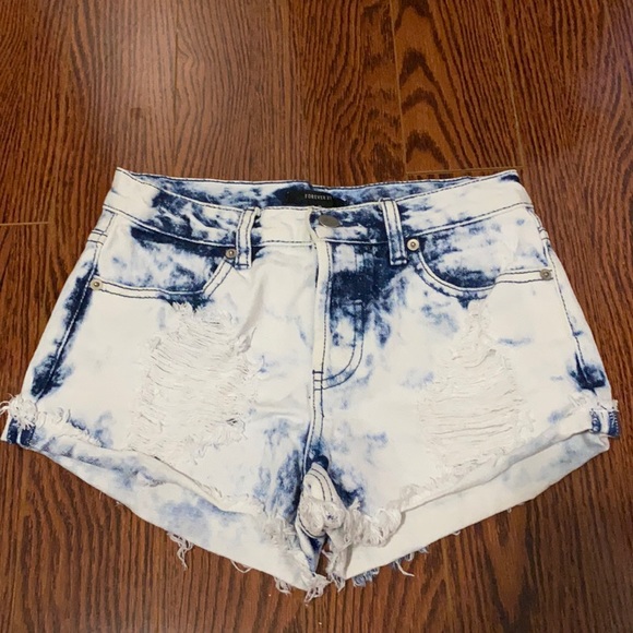 Forever 21 Acid Wash High Waisted Jeans - Picture 1 of 4